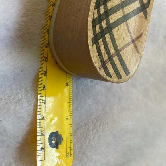 Burberry Wooden Slide Sandals - Picture 12 of 12